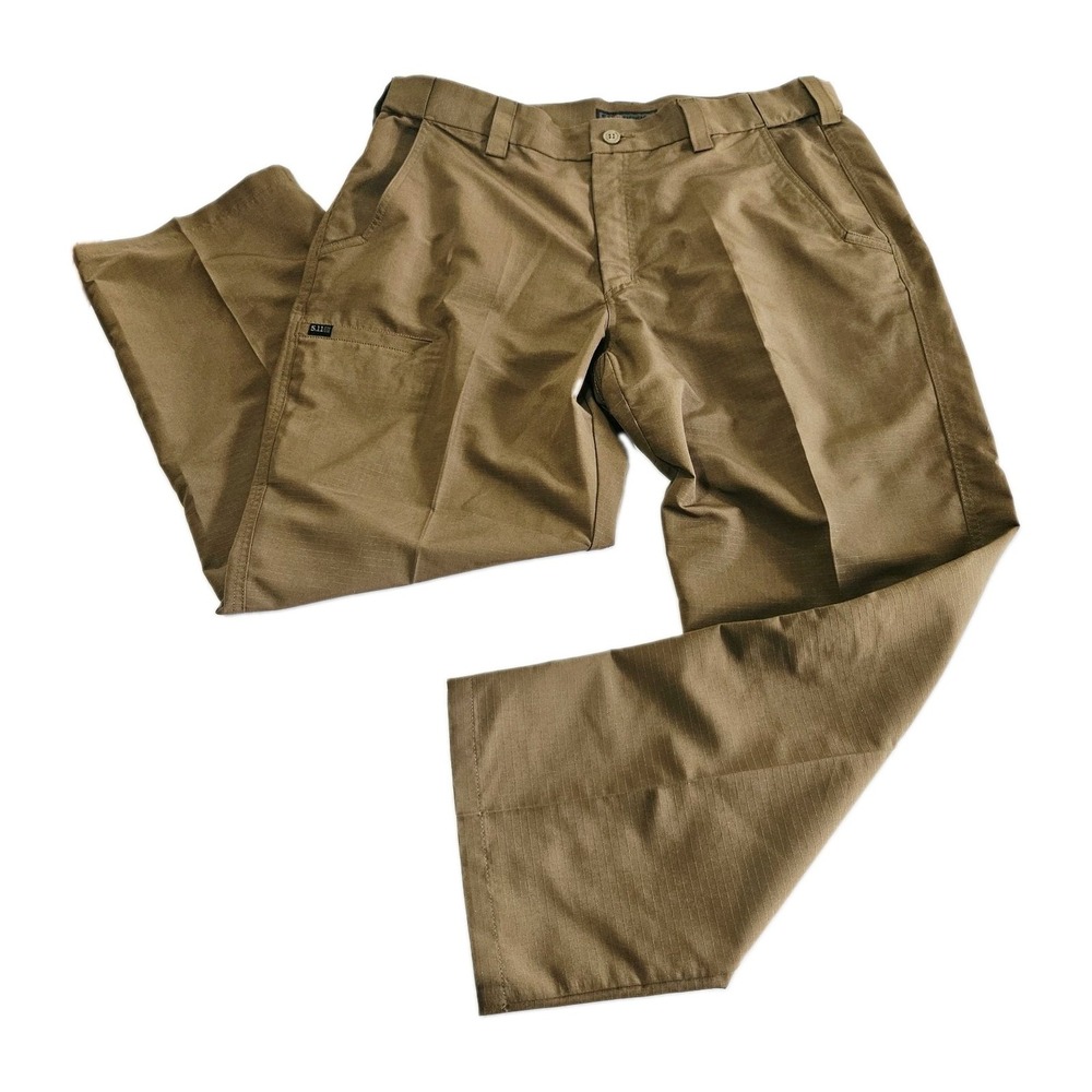 Mens 5.11 Tactical Brown Cargo Pants Soft Dress Pant Material Size 36x30